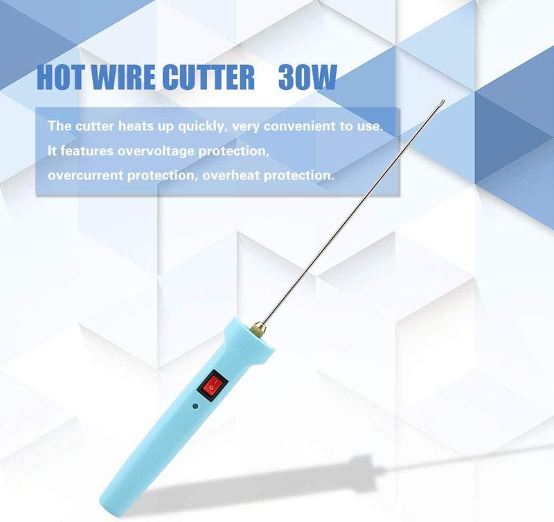 woobles Electric Hot Wire Cutter, 30W 25cm Electric Hot Wire Cutter Foam Polystyrene Heat Cutting Engraving Pen Used for Creative Model Art Making 110-250V (US Plug) - Image 2